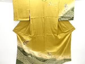 牡丹・梅・橘模様訪問着(重ね衿付き)